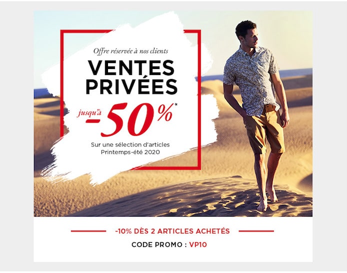 emailing de ventes privées